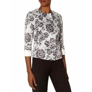 The Limited SCANDAL Floral Satin Blazer Jacket